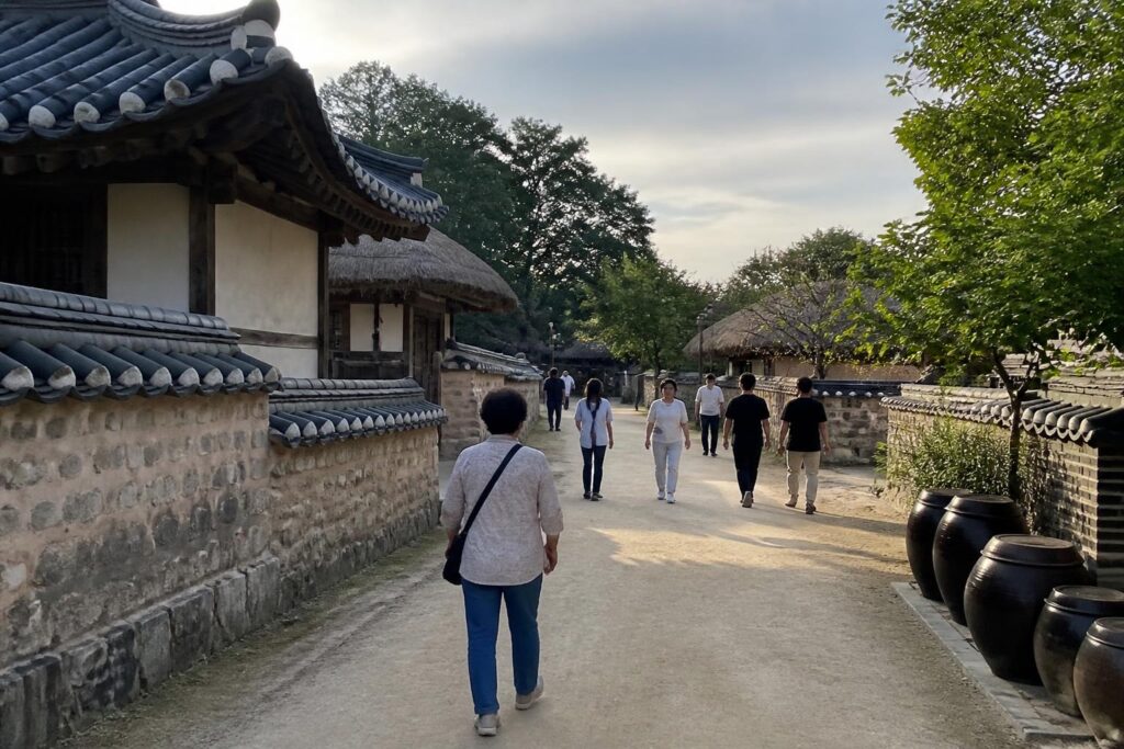 安東の旅行風景