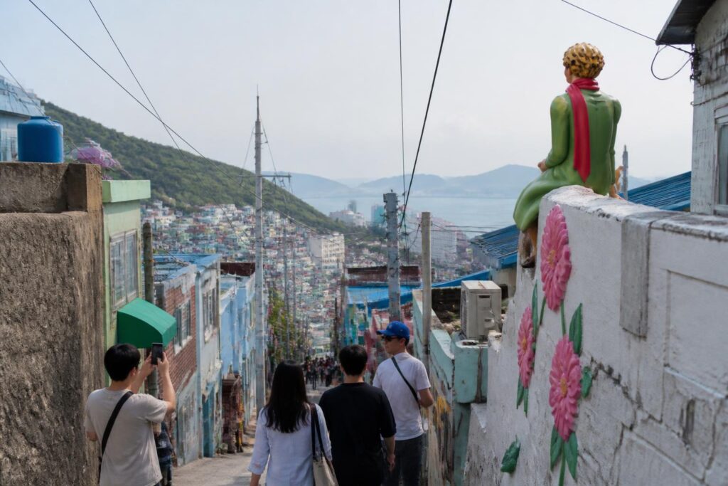 釜山の旅行風景