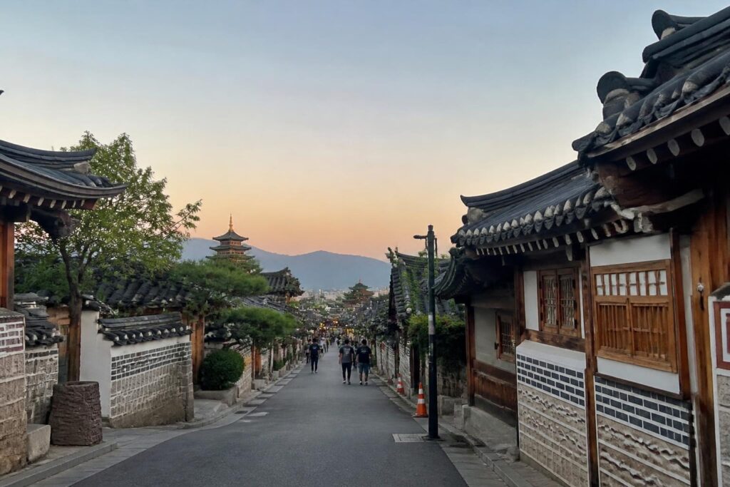 慶州の旅行風景