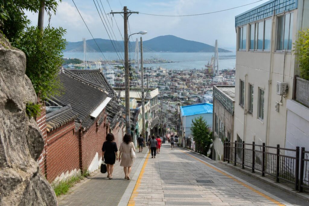 木浦の旅行風景